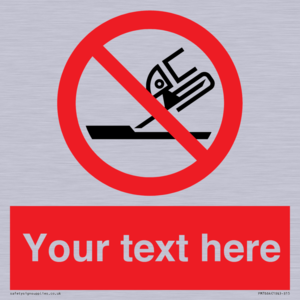 PM7664: Custom prohibition Do not use for face grinding