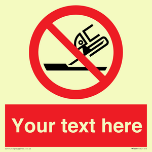 PM7664: Custom prohibition Do not use for face grinding