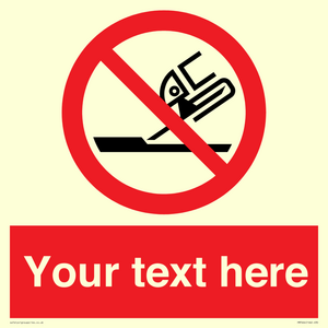 PM7664: Custom prohibition Do not use for face grinding