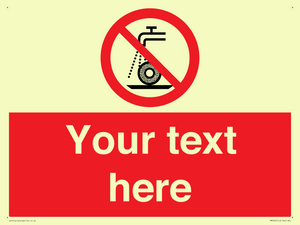 PM7665: Custom prohibition Do not use for wet grinding
