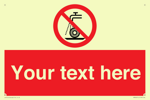 PM7665: Custom prohibition Do not use for wet grinding