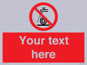 PM7665: Custom prohibition Do not use for wet grinding