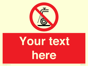 PM7665: Custom prohibition Do not use for wet grinding