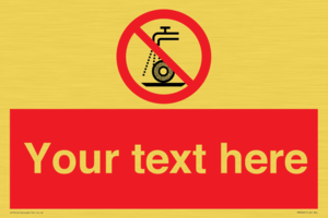 PM7665: Custom prohibition Do not use for wet grinding
