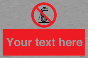 PM7665: Custom prohibition Do not use for wet grinding