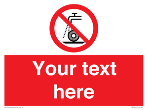 PM7665: Custom prohibition Do not use for wet grinding