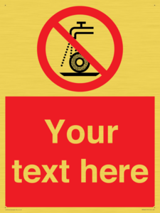 PM7665: Custom prohibition Do not use for wet grinding