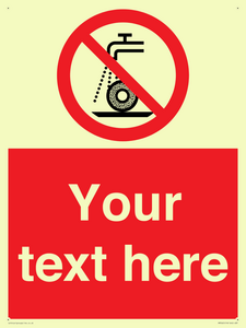 PM7665: Custom prohibition Do not use for wet grinding