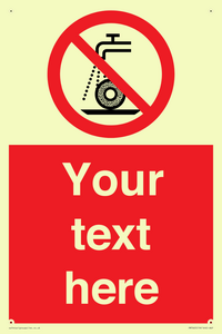 PM7665: Custom prohibition Do not use for wet grinding