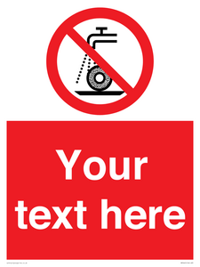 PM7665: Custom prohibition Do not use for wet grinding
