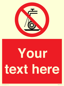 PM7665: Custom prohibition Do not use for wet grinding