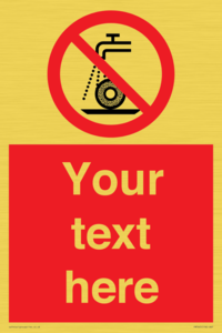 PM7665: Custom prohibition Do not use for wet grinding