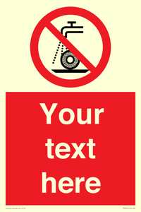 PM7665: Custom prohibition Do not use for wet grinding