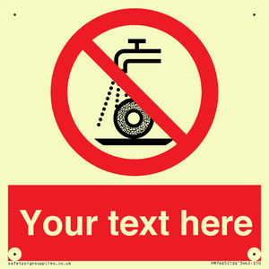 PM7665: Custom prohibition Do not use for wet grinding