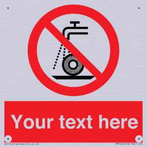 PM7665: Custom prohibition Do not use for wet grinding
