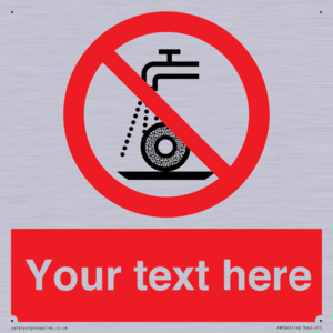 PM7665: Custom prohibition Do not use for wet grinding