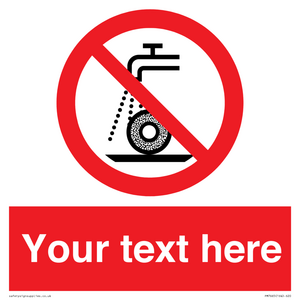 PM7665: Custom prohibition Do not use for wet grinding