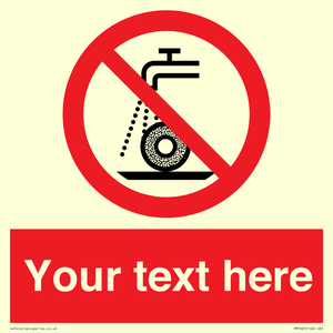 PM7665: Custom prohibition Do not use for wet grinding