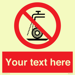 PM7665: Custom prohibition Do not use for wet grinding