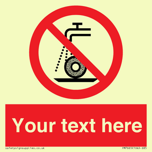 PM7665: Custom prohibition Do not use for wet grinding