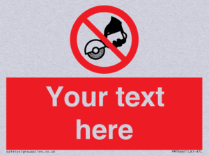 PM7666: Custom Do not use with hand held grinding machine