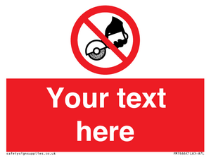 PM7666: Custom Do not use with hand held grinding machine