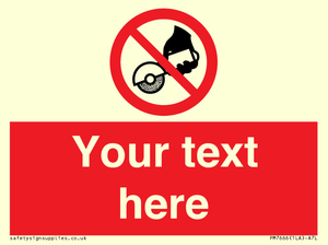 PM7666: Custom Do not use with hand held grinding machine