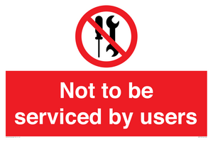 PM7713: Not to be serviced by users