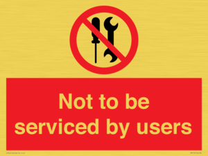 PM7713: Not to be serviced by users