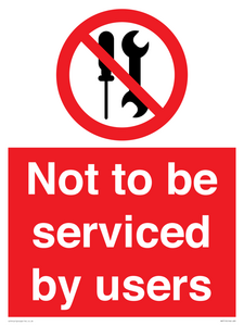 PM7713: Not to be serviced by users