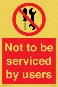 PM7713: Not to be serviced by users