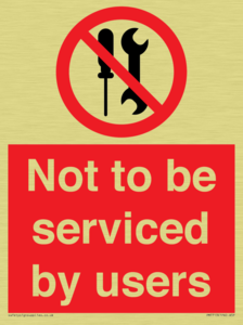 PM7713: Not to be serviced by users