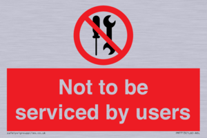 PM7713: Not to be serviced by users