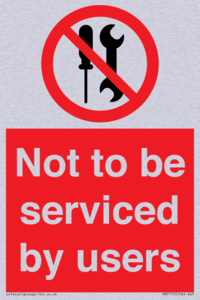 PM7713: Not to be serviced by users