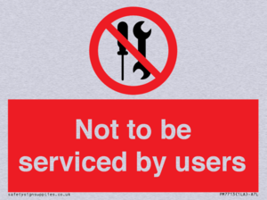 PM7713: Not to be serviced by users