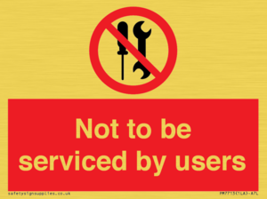 PM7713: Not to be serviced by users