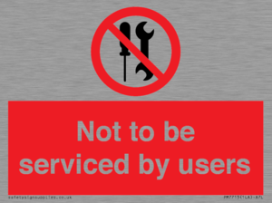 PM7713: Not to be serviced by users