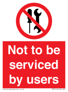 PM7713: Not to be serviced by users