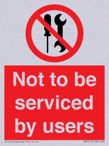 PM7713: Not to be serviced by users