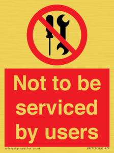 PM7713: Not to be serviced by users