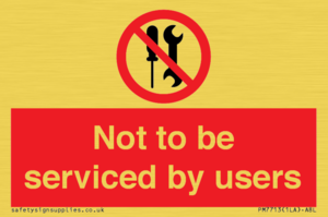 PM7713: Not to be serviced by users