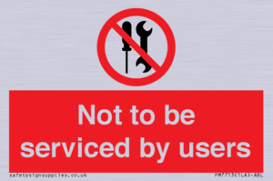 PM7713: Not to be serviced by users