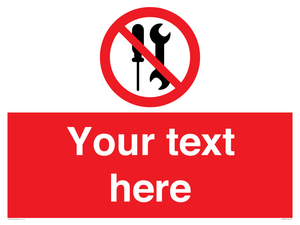 PM7723: Custom prohibition not to be serviced by users