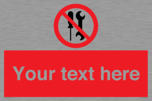 PM7723: Custom prohibition not to be serviced by users