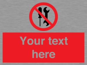 PM7723: Custom prohibition not to be serviced by users