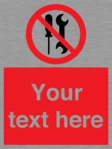 PM7723: Custom prohibition not to be serviced by users