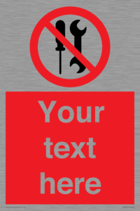 PM7723: Custom prohibition not to be serviced by users