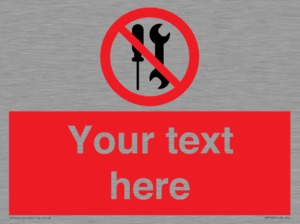 PM7723: Custom prohibition not to be serviced by users