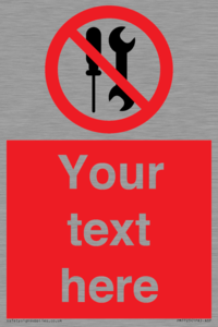 PM7723: Custom prohibition not to be serviced by users