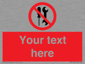 PM7723: Custom prohibition not to be serviced by users